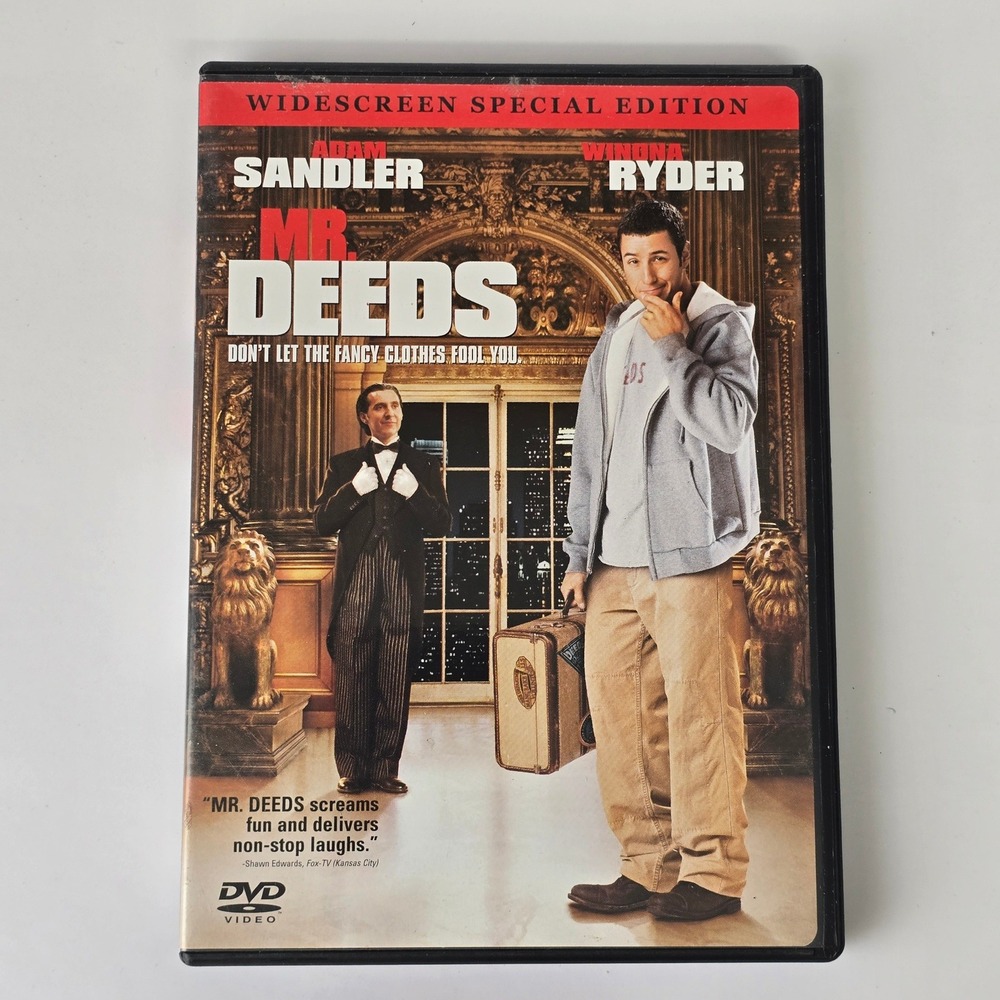 Mr Deeds DVD‎ Adam Sandler Special Edition Y2K Comedy Columbia Pictures